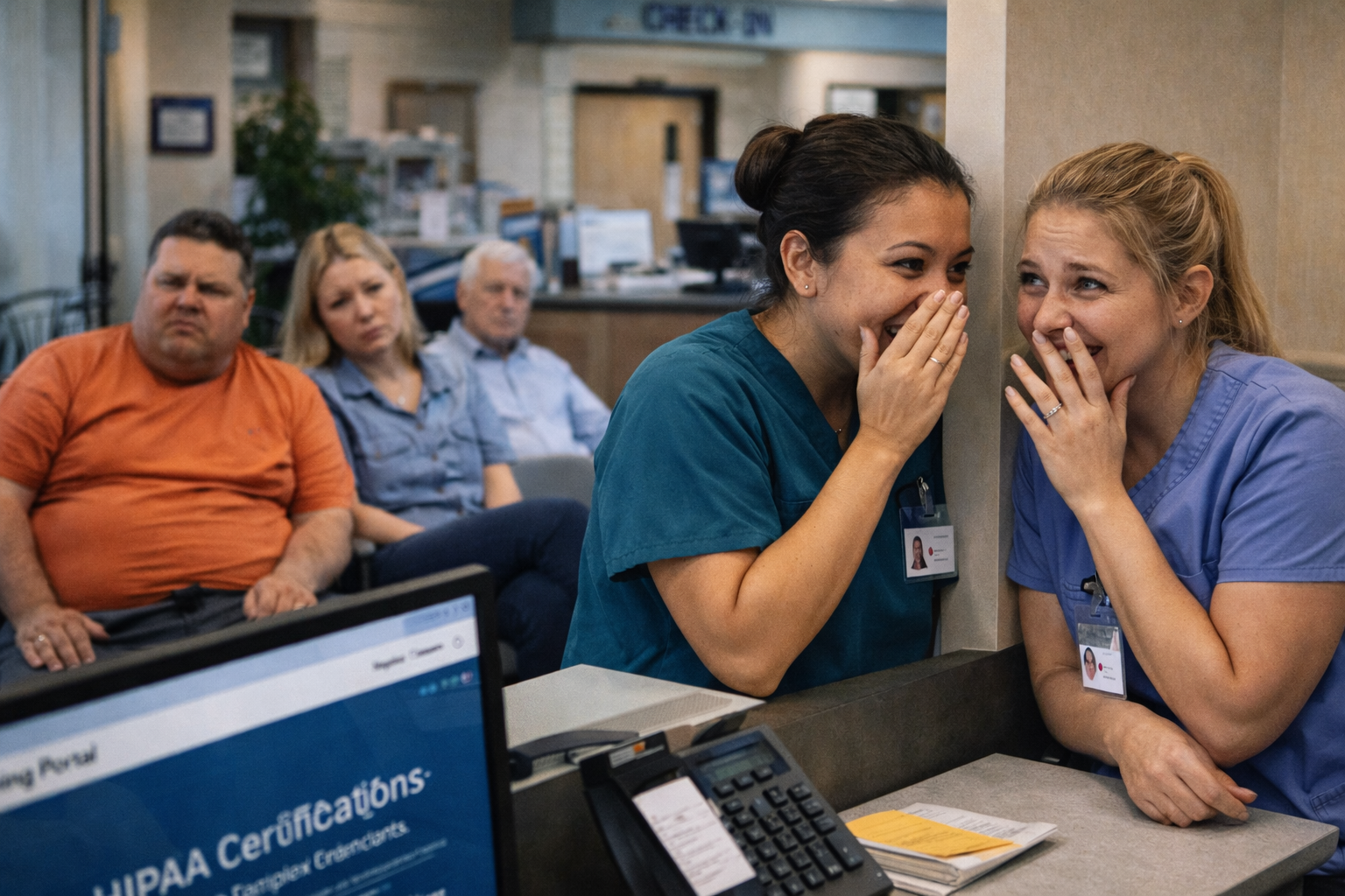 I Learned Way Too Much About a Patient While Sitting in a Waiting Room