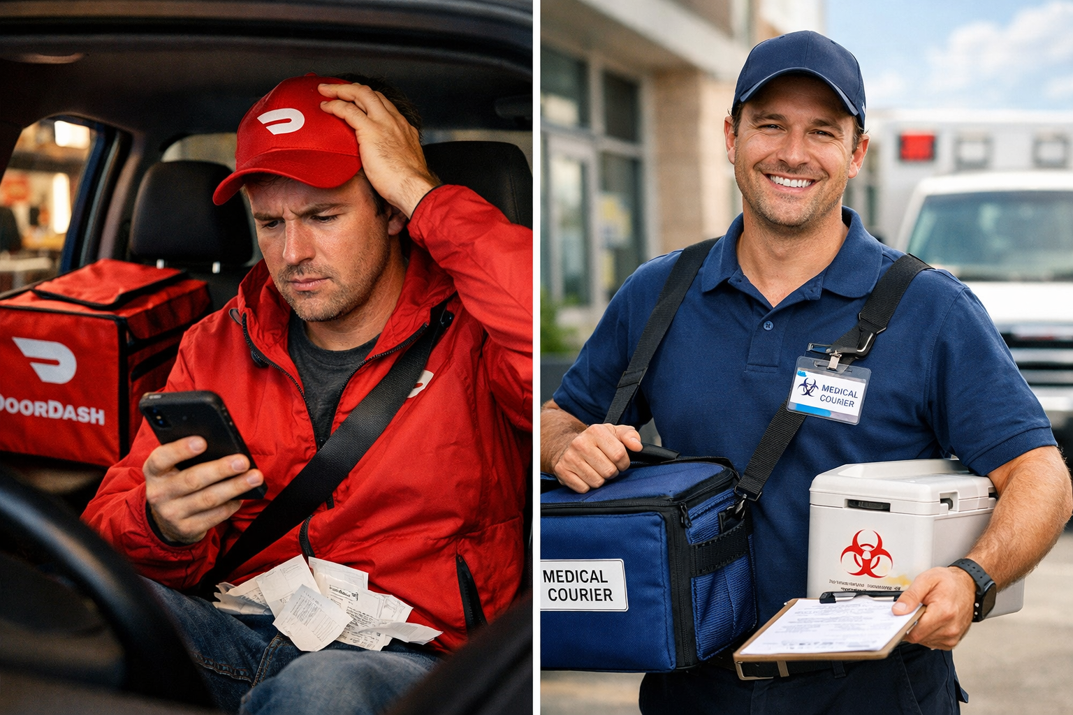 From DoorDash to $67/Hour Medical Courier: How Robert Changed His Life with One Training Course